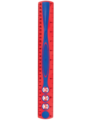 Maped Kidy Grip Ruler 30cm - Red/Blue